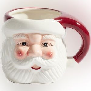 NWT Pottery Barn Santa Mug